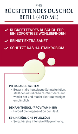 EUCERIN pH5 Duschöl empfindliche Haut Nachfüll, 400 ml
