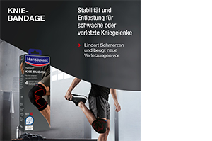 HANSAPLAST Sport Knie-Bandage Gr.L, 1 St