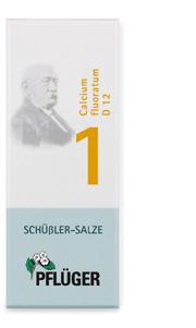 BIOCHEMIE Pflüger 1 Calcium fluoratum D 12 Tabl., 400 St