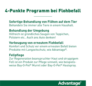 Advantage 40 für kleine Katzen und Zierkaninchen unter 4 kg, 4X0.4 ml