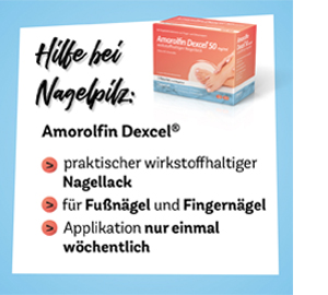 Amorolfin Dexcel® 50 mg/ml wirkstoffhaltiger Nagellack, 5 ml