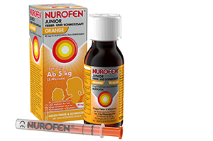 NUROFEN Junior Fieber-u.Schmerzsaft Oran.40 mg/ml, 100 ml