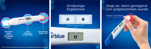 Clearblue Schwangerschaftstest Triple-Check ultra-früh, 3 St