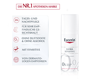 Eucerin UltraSensitive Beruhigende Pflege für trockene Haut, 50 ml