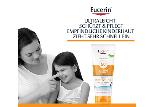 Eucerin Sun Kids Gel-Creme LSF 50 + , 200 ml
