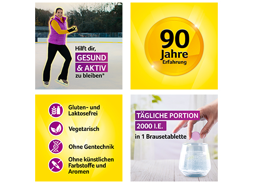 Vigantolvit 2000 i.E. Vitamin D3 Brausetabletten (60 stk)