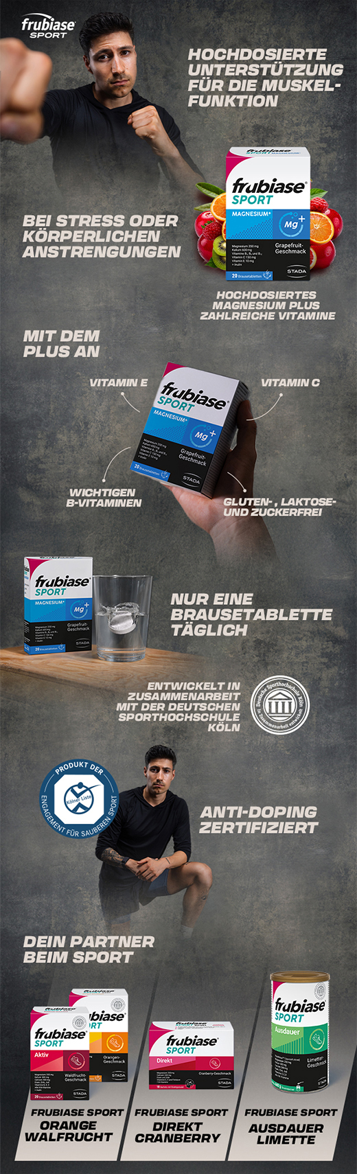 FRUBIASE MAGNESIUM Plus Brausetabletten, 20 St