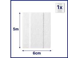 Hansaplast Sensitive Pflaster 6 cmx5 m Rolle, 1 St