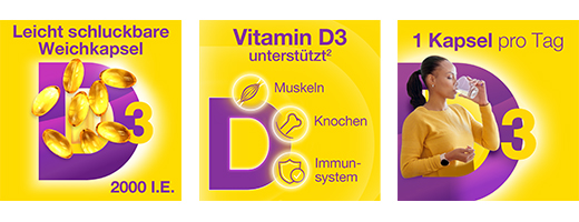 Vigantolvit 2000 I.E. Vitamin D3 Weichkapseln, 60 St