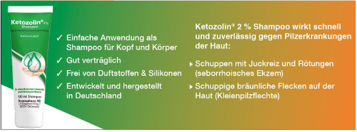 KETOZOLIN 2% Shampoo, 120 ml