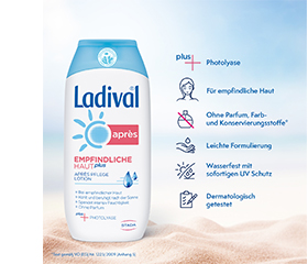 LADIVAL empfindliche Haut Plus Apres Lotion, 200 ml
