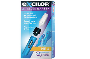 EXCILOR 2in1 gegen Warzen Kombipackung, 1 P