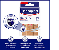 Hansaplast Elastic Pflaster 6 cm x 1 m, 1 St