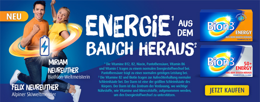 BION3 50+ Energy Tabletten, 30 St