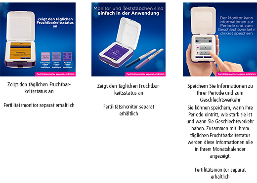 Clearblue Fertilitätsmonitor Teststäbchen 30 + 3, 33 St