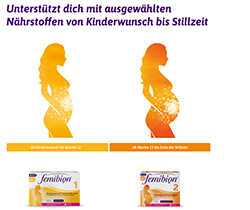 Femibion 2 Schwangerschaft + Stillzeit ohne Jod - 8-Wochen-Packung mit 60 Tabl. u. 60Kapseln, 2X60 St
