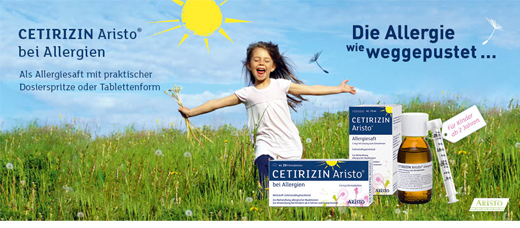 Cetirizin Aristo Allergiesaft 1 mg / ml Lösung zum Einnehmen , 150 ml