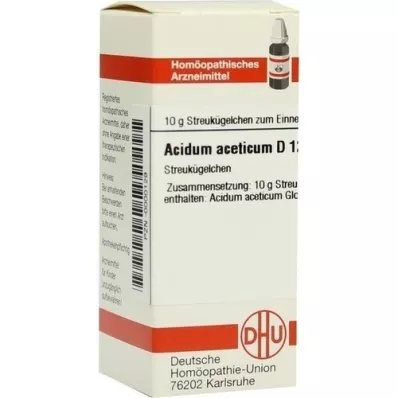 ACIDUM ACETICUM D 12 Globuli, 10 g
