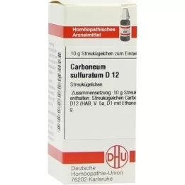 CARBONEUM SULFURATUM D 12 Globuli, 10 g