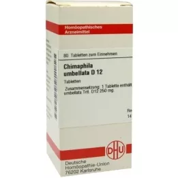 CHIMAPHILA UMBELLATA D 12 Tabletten, 80 St