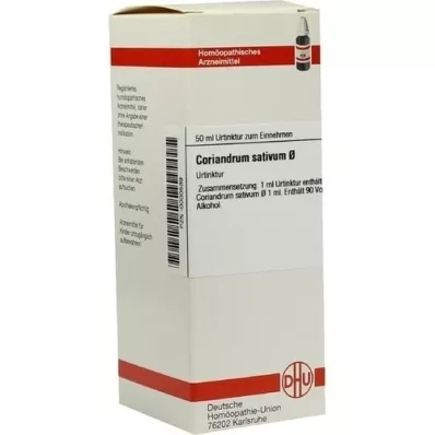 CORIANDRUM sativum Urtinktur D 1, 50 ml