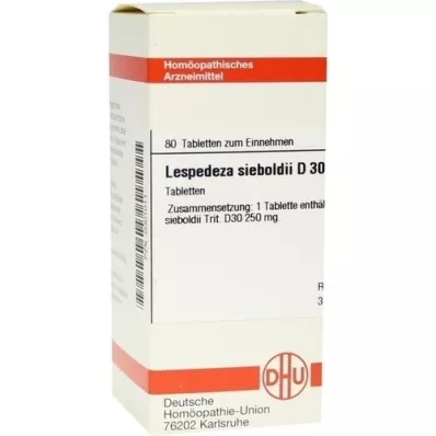 LESPEDEZA SIEBOLDII D 30 Tabletten, 80 St
