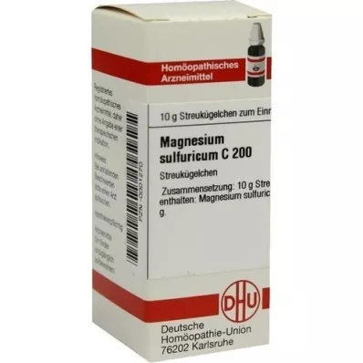 MAGNESIUM SULFURICUM C 200 Globuli, 10 g