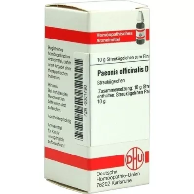 PAEONIA OFFICINALIS D 12 Globuli, 10 g
