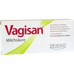 VAGISAN Milchsäure Vaginalzäpfchen, 14 St