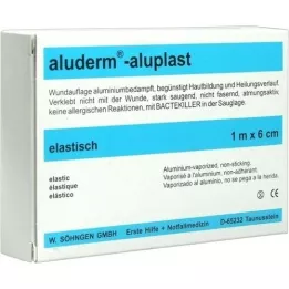 ALUDERM aluplast Wundverb.Pfl.6 cmx1 m elast., 1 St
