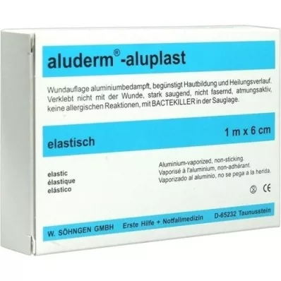 ALUDERM aluplast Wundverb.Pfl.6 cmx1 m elast., 1 St