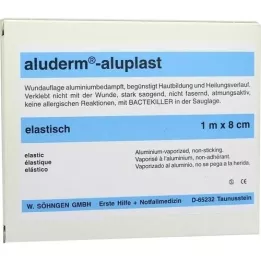ALUDERM aluplast Wundverb.Pfl.8 cmx1 m elast., 1 St