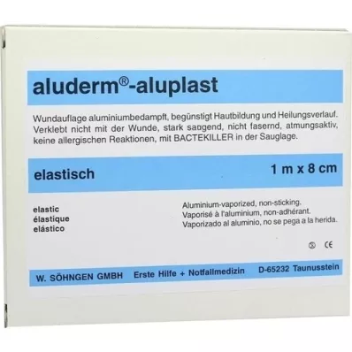ALUDERM aluplast Wundverb.Pfl.8 cmx1 m elast., 1 St