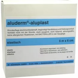 ALUDERM aluplast Wundverb.Pfl.6 cmx5 m elast., 1 St
