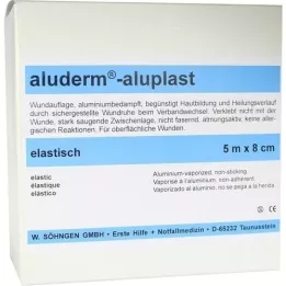 ALUDERM aluplast Wundverb.Pfl.8 cmx5 m elast., 1 St