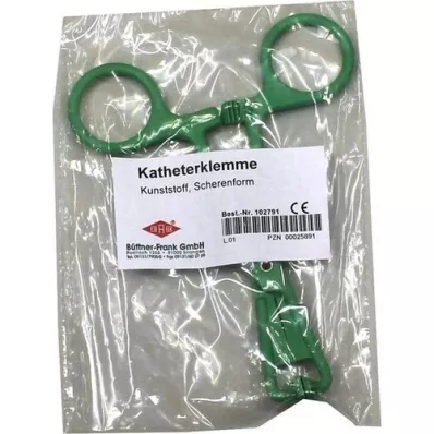 KATHETERKLEMME scherenform Kunststoff, 1 St