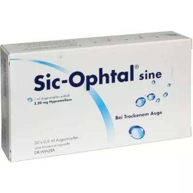 SIC OPHTAL sine Augentr. Augentropfen, 30X0.6 ml