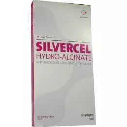 SILVERCEL Hydroalginat Verband 10x20 cm, 5 St