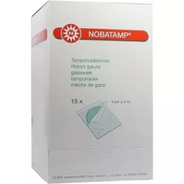 NOBATAMP-steril Tamponadebinde 1 cmx5 m, 15 St
