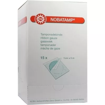 NOBATAMP-steril Tamponadebinde 1 cmx5 m, 15 St