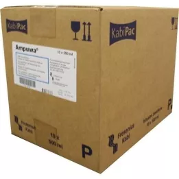 AMPUWA Plastikflasche Injektions-/Infusionslsg., 10X500 ml