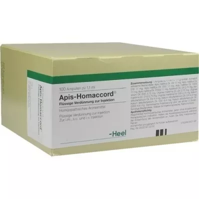 APIS HOMACCORD Ampullen, 100 St