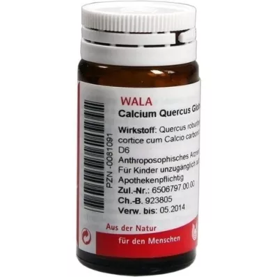 CALCIUM QUERCUS Globuli velati, 20 g