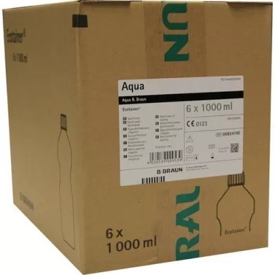 AQUA B.Braun Spüllösung Kunststoff Flasche, 6X1000 ml AQUA B.Braun Spüllösung Kunststoff Flasche, 6X1000 ml
