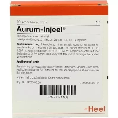 AURUM INJEEL Ampullen, 10 St
