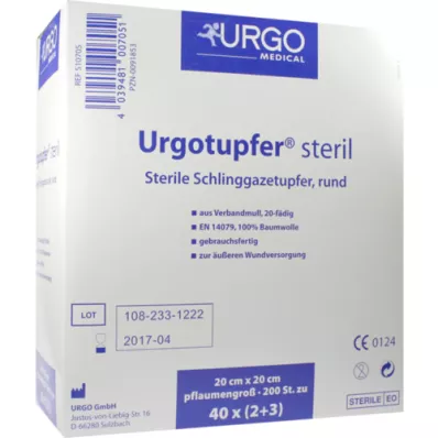 URGOTUPFER pflaumengroß steril 2+3, 200 St