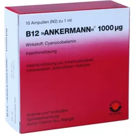 B12 ANKERMANN 1.000 mg Ampullen, 10X1 ml