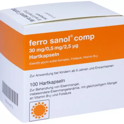 FERRO SANOL comp. Hartkaps.m.msr.überz.Pellets, 100 St