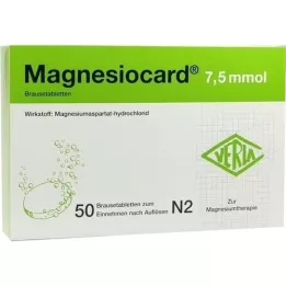 MAGNESIOCARD 7,5 mmol Brausetabletten, 50 St