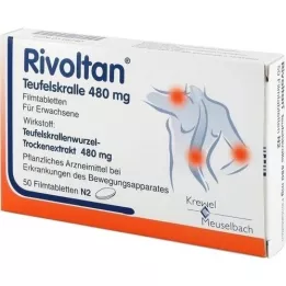 RIVOLTAN Teufelskralle 480 mg Filmtabletten, 50 St